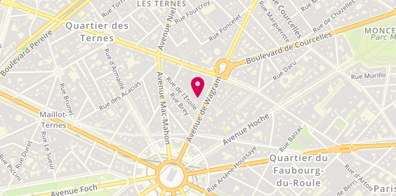 Plan de Make, 33 avenue de Wagram, 75017 Paris
