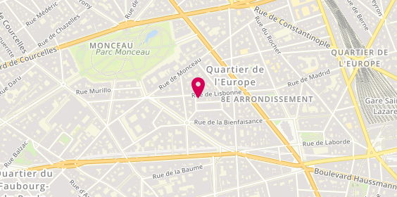 Plan de Dsrd, 29 Rue de Lisbonne, 75008 Paris