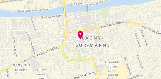 Plan de Internationale Bureautique Systèmes, 7 Rue Saint Furcy, 77400 Lagny-sur-Marne