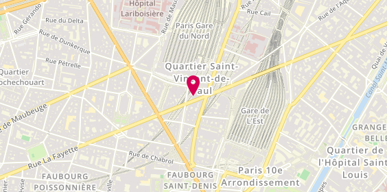 Plan de H.S Multi Service, 147 Rue la Fayette, 75010 Paris