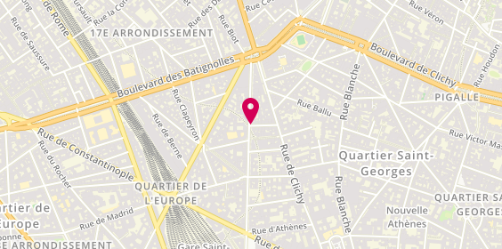 Plan de Ordiphone Services, 80 Rue d'Amsterdam, 75009 Paris
