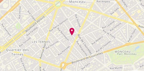 Plan de Parisonic, 5 Rue Théodore de Banville, 75017 Paris