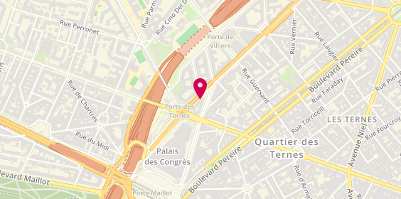 Plan de Irsi-Formation Irsi-Hotline Irsi-Multime, 1 Boulevard Pershing, 75017 Paris