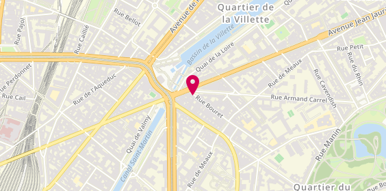 Plan de Office DEPOT, 39 Rue Bouret, 75019 Paris