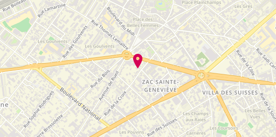 Plan de Serveast, 24 Rue de la Croix, 92000 Nanterre