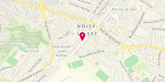 Plan de Noisy Informatique, 32 Rue Anatole France, 93130 Noisy-le-Sec