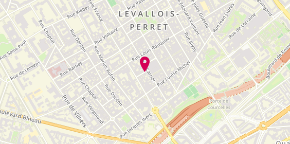 Plan de LACAZ, 23 Rue Henri Barbusse, 92300 Levallois-Perret