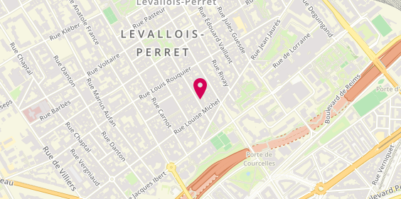 Plan de Bourçois Christophe, 12 Rue Trébois, 92300 Levallois-Perret