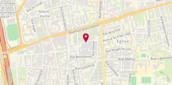 Plan de World Trade & Amp Technologies Wtt, 34 Rue des Grilles, 93500 Pantin