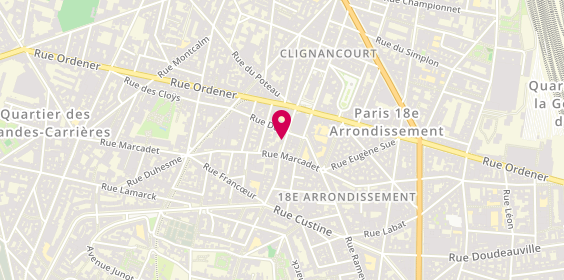 Plan de Bangal Entreprise - Tempo - Wari, 69 Rue du Mont-Cenis, 75018 Paris