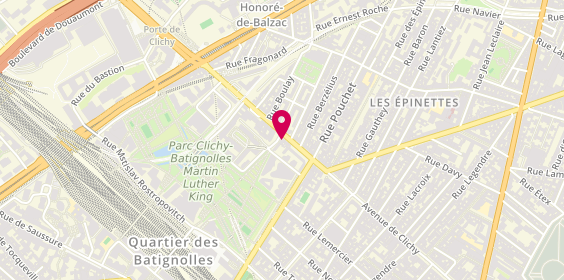 Plan de Smoke Pink, 163 avenue de Clichy, 75017 Paris