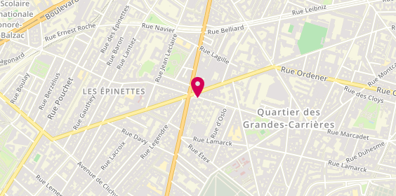 Plan de Arnauv, 251 Rue Marcadet, 75018 Paris