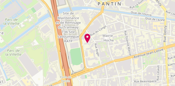Plan de M&P Informatics, 14 Rue Scandicci, 93500 Pantin
