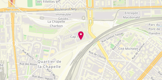 Plan de Ecod'air, Cap 18 - Voie C, Porte 14
189 Rue d'Aubervilliers, 75018 Paris