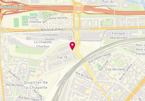 Plan de Monpcsurmesure.fr, 189 Rue Aubervilliers, 75018 Paris