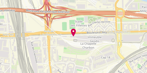 Plan de Dot Technologie, 21 Boulevard Ney, 75018 Paris