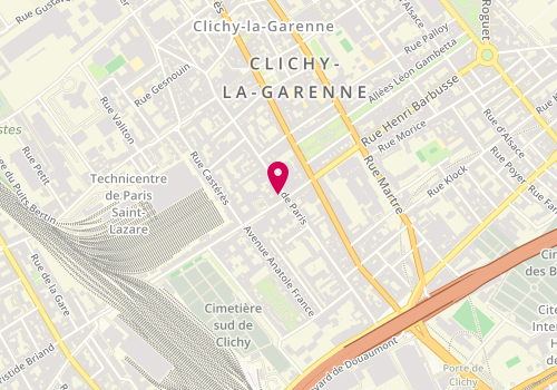 Plan de Urban Moov, 69 Rue Henri Barbusse, 92110 Clichy