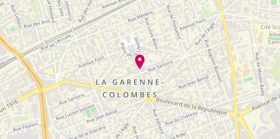 Plan de Gitem, 11 Bis Rue Voltaire, 92250 La Garenne-Colombes
