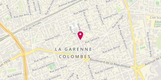 Plan de Bouygues Telecom, 9 Rue Voltaire, 92250 La Garenne-Colombes