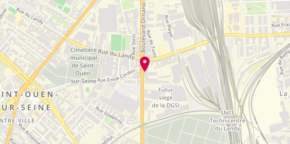 Plan de Centarauto, 9 avenue Michelet, 93400 Saint-Ouen-sur-Seine