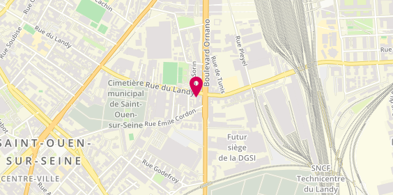 Plan de R Multimedia, 126 Rue du Landy, 93400 Saint-Ouen-sur-Seine