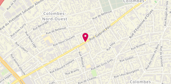 Plan de D.M.C Dépannage Informatique, 319 Rue Gabriel Péri, 92700 Colombes