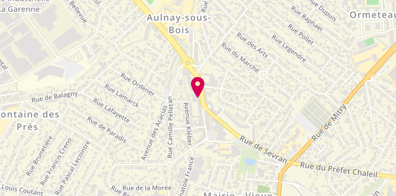 Plan de Sos Phoning, 17 Rue Jacques Duclos, 93600 Aulnay-sous-Bois