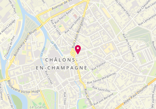 Plan de L'Univers Informatique, 8 Rue Grande Étape, 51000 Châlons-en-Champagne