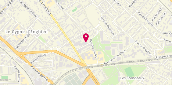 Plan de Jeftrading, 19 Rue des Saules, 93800 Épinay-sur-Seine