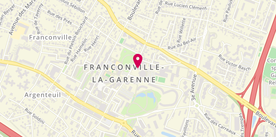 Plan de Azerty Solutions Informatiques, 38 Rue de la Station Interphone 17 , 3ème Étages, 95130 Franconville