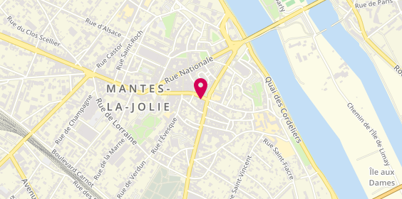 Plan de Pulp Informatique, 1 Rue Gambetta, 78200 Mantes-la-Jolie