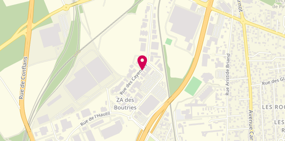Plan de Anyware Informatique, Zone Industrielle Les Boutries
18 Rue des Cayennes, 78700 Conflans-Sainte-Honorine