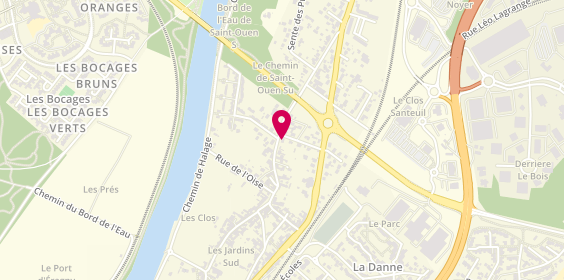 Plan de Safe Informatique, 24 Rue de Saint-Ouen, 95610 Éragny