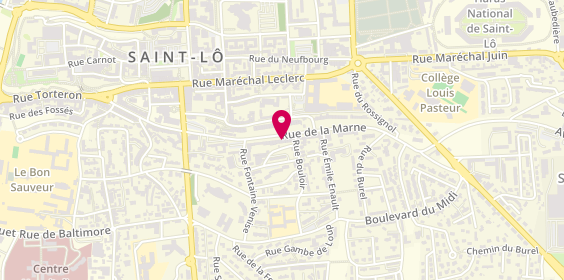 Plan de La Boutique Regeco, 46 Rue de la Marne, 50000 Saint-Lô
