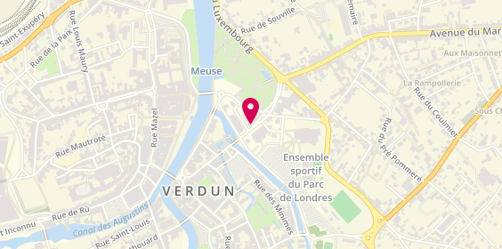 Plan de Europc, 25 avenue de Douaumont, 55100 Verdun