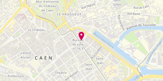 Plan de Hexadigital, 17 Rue Bernières, 14000 Caen