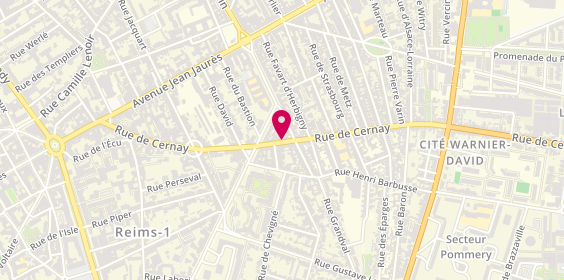 Plan de Informapik, 73 Rue de Cernay, 51100 Reims