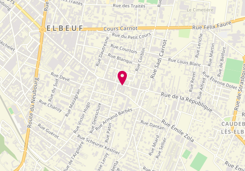 Plan de Yeya Informatique, 183 Rue de la Republique, 76320 Caudebec-lès-Elbeuf