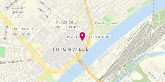 Plan de PC Plus, 3 place du Luxembourg, 57100 Thionville