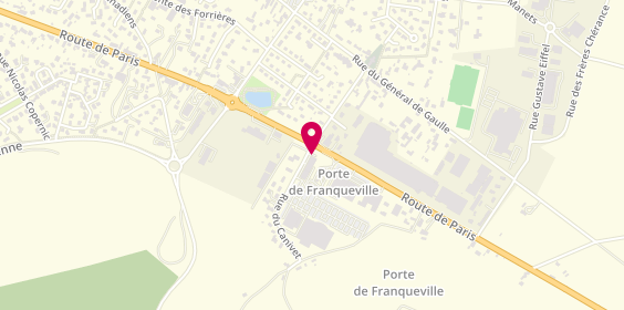 Plan de Hoki Doki Informatique, 833 Route de Paris, 76520 Franqueville-Saint-Pierre