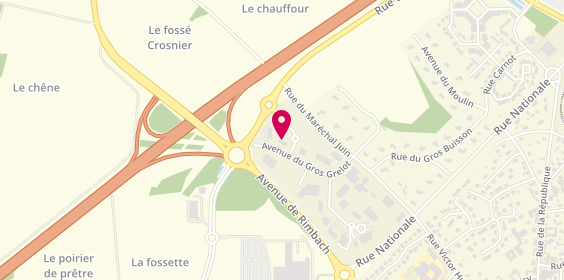 Plan de Phenix-Software, 8 Bis avenue du Gros Grelot, 60150 Thourotte