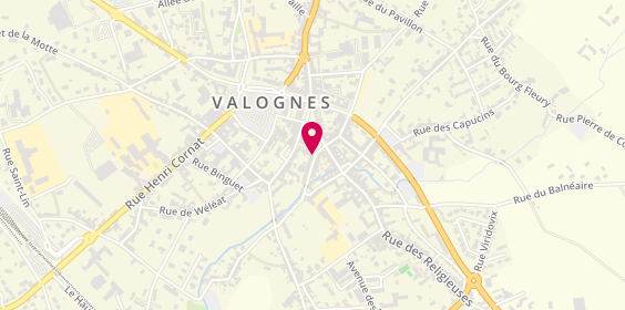 Plan de Teknic'info, 2 Rue de l'Officialite, 50700 Valognes