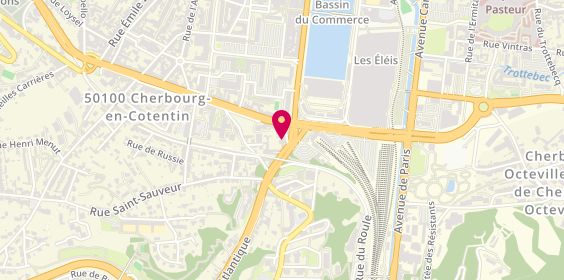 Plan de PLANET’INFO, 18 Place Jean Jaurès, 50100 Cherbourg-en-Cotentin