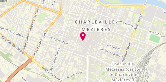 Plan de Inter-Actif, 20 Rue Bourbon, 08000 Charleville-Mézières