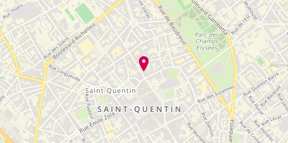Plan de Cash Saint Quentin, 16 Rue Raspail, 02100 Saint-Quentin