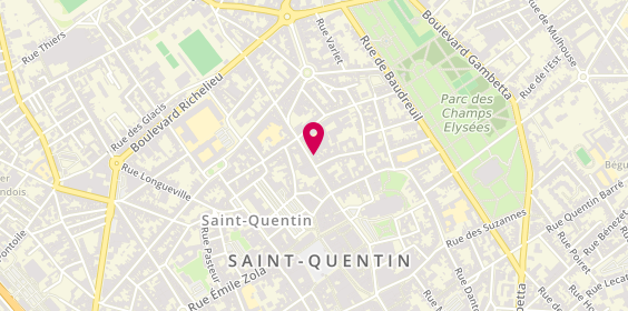Plan de Cay Technology, 32 Rue Raspail, 02100 Saint-Quentin