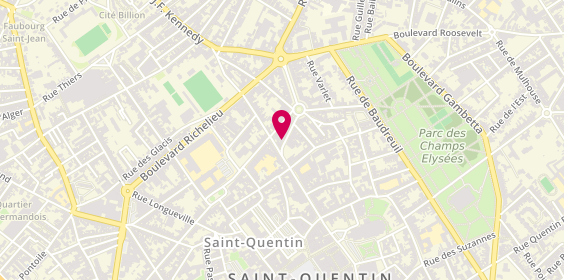 Plan de Smart Tech 02, 75 Rue Raspail, 02100 Saint-Quentin