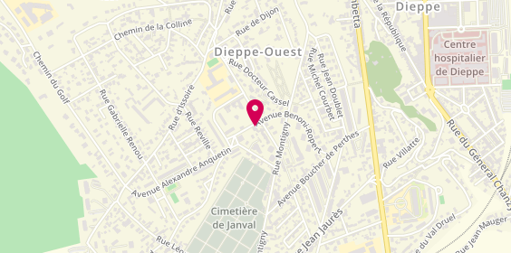 Plan de GOYER Patrice, 1 avenue Benoni Ropert, 76200 Dieppe