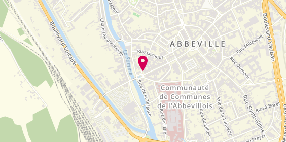 Plan de Abbeville Bureau, 4 place Bonaparte, 80100 Abbeville