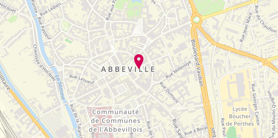 Plan de ABC Informatique, 57 place Max Lejeune, 80100 Abbeville